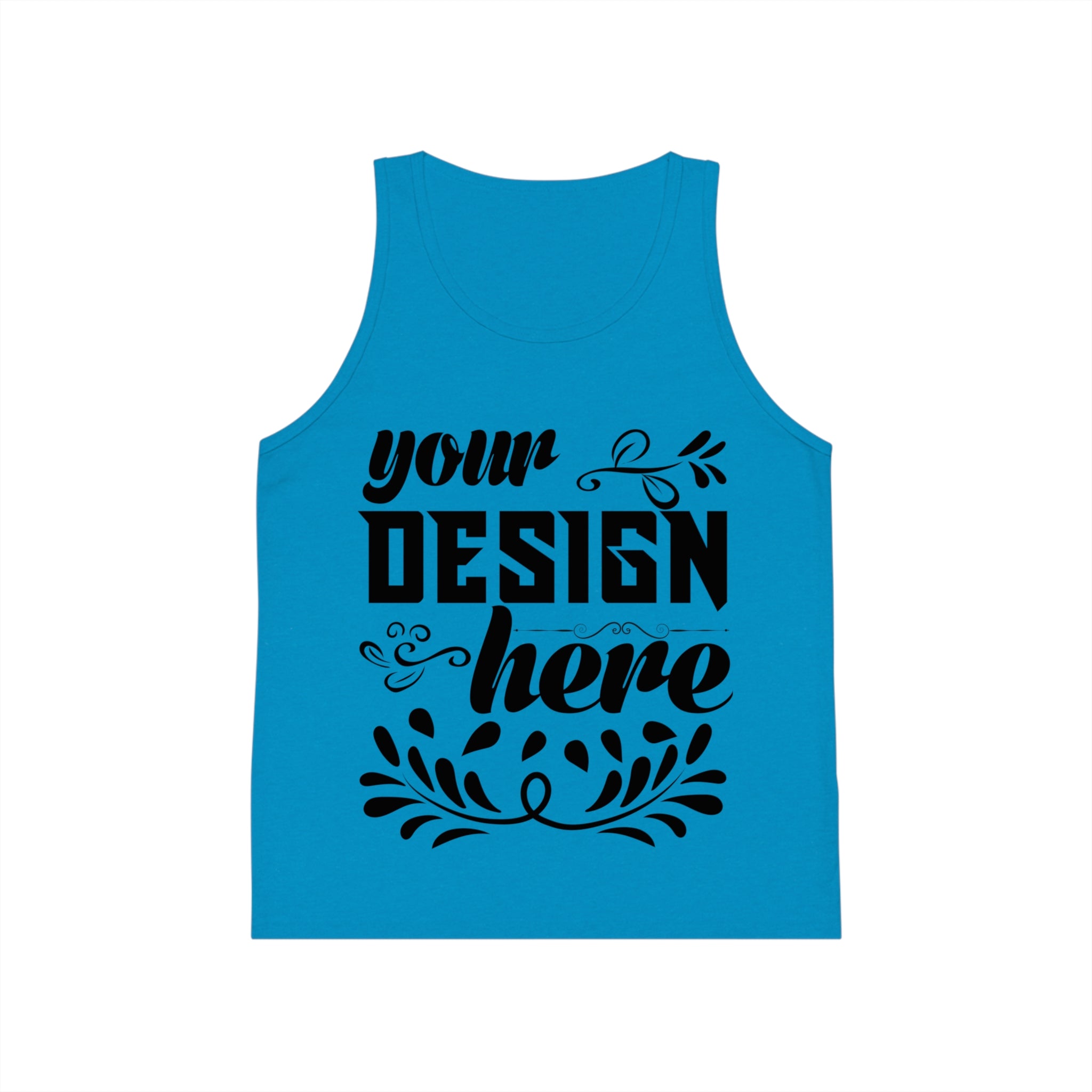 Customizable Bella+Canvas 3480Y Kids Jersey Tank Top Retail Fit