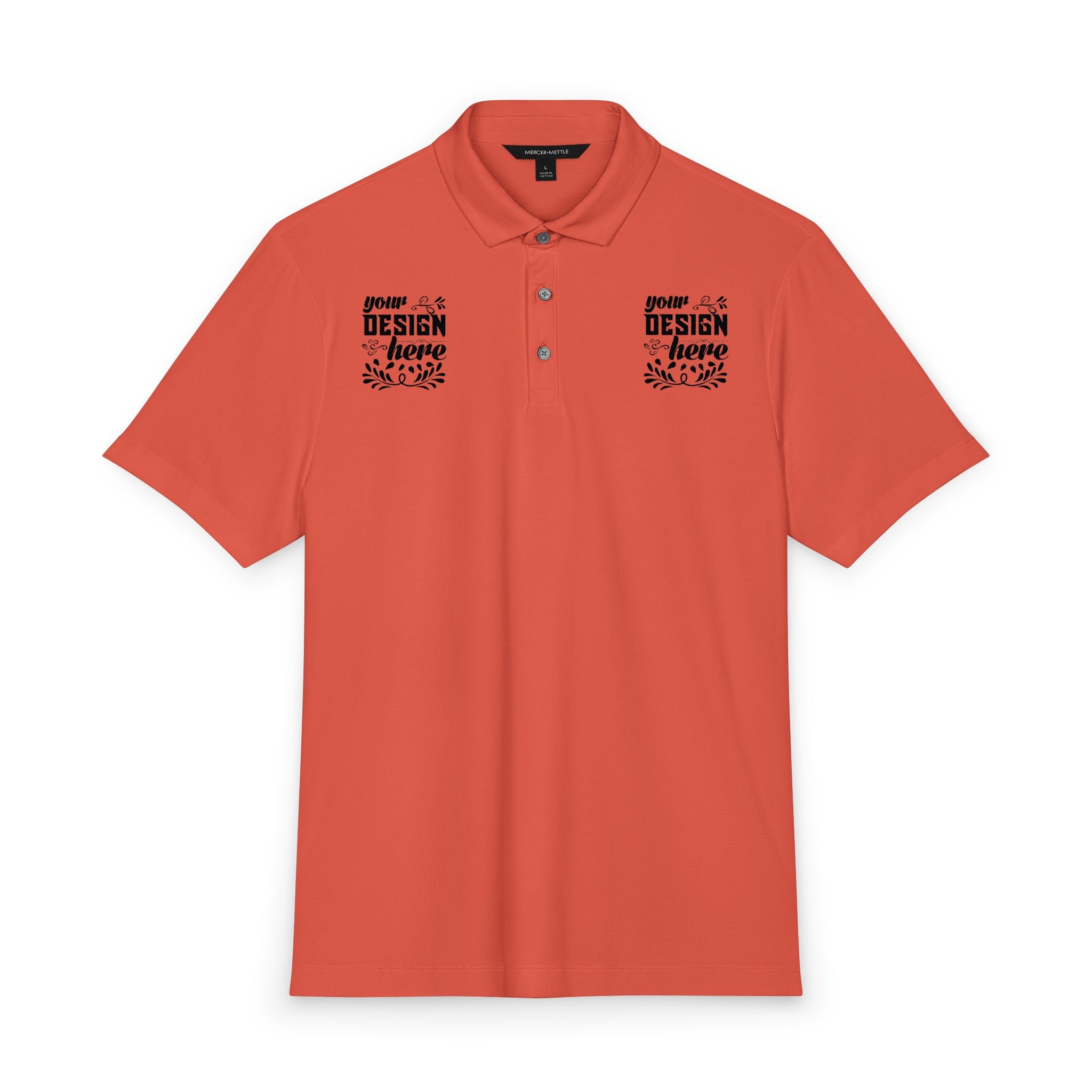 Customizable Mercer+Mettle MM1014 Mens Stretch Jersey Polo Shirt