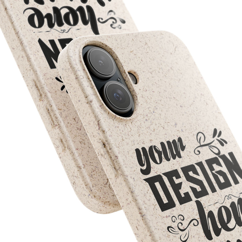 Customizable Biodegradable Phone Case Matte Finish Wireless Charging