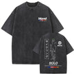 Nameria Unisex Vintage Wash Oversized Cotton T-Shirt