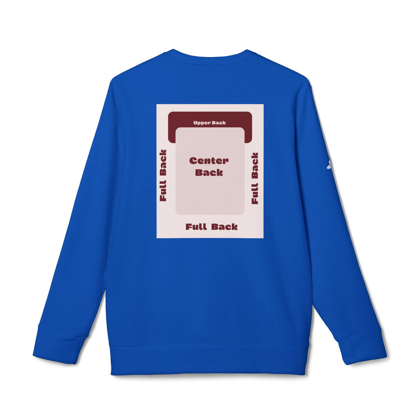 Customizable Adidas A434 Unisex Fleece Crewneck Sweatshirt