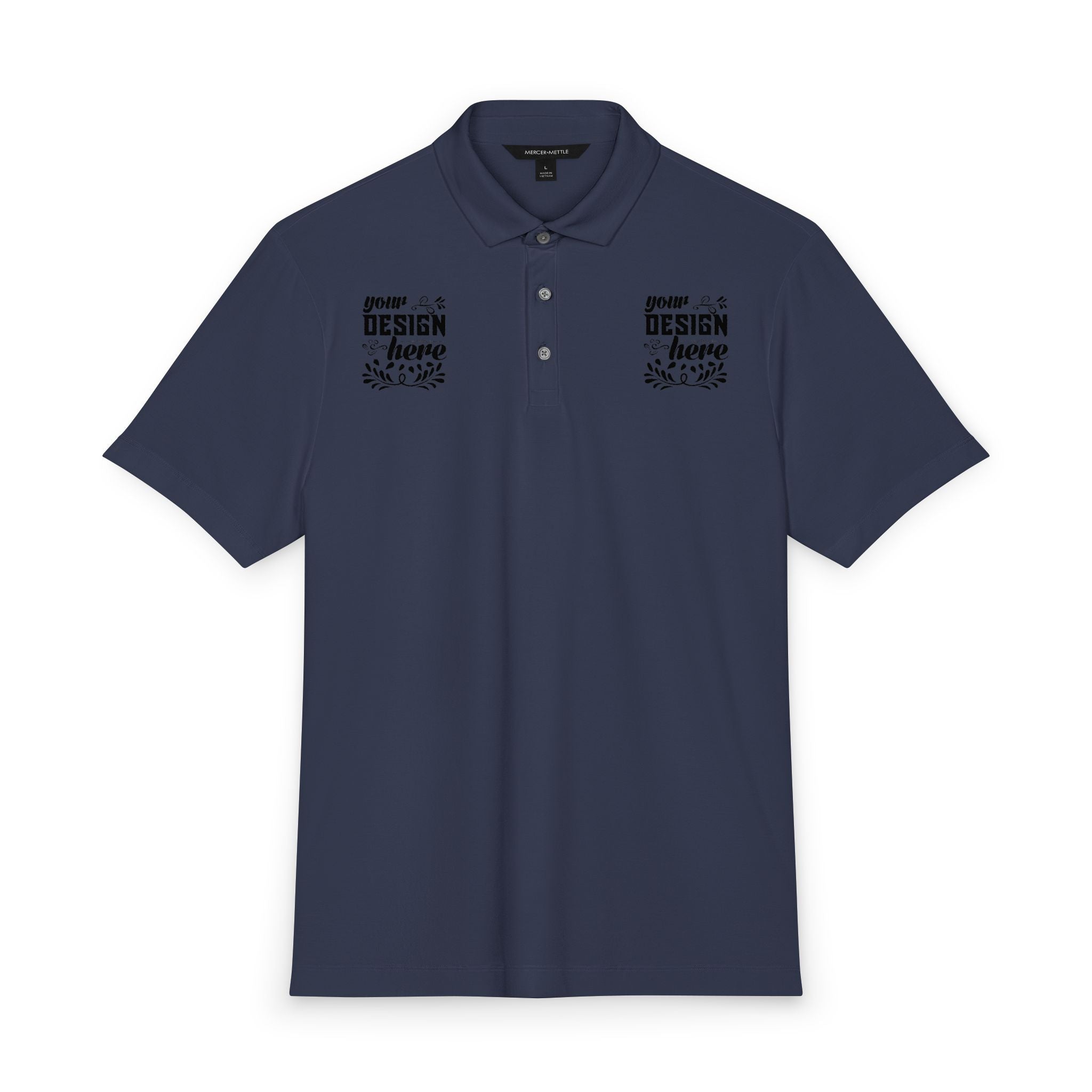 Customizable Mercer+Mettle MM1014 Mens Stretch Jersey Polo Shirt