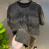 Nameria Unisex Loose Short Sleeve T-Shirt Starry Sky Gradient