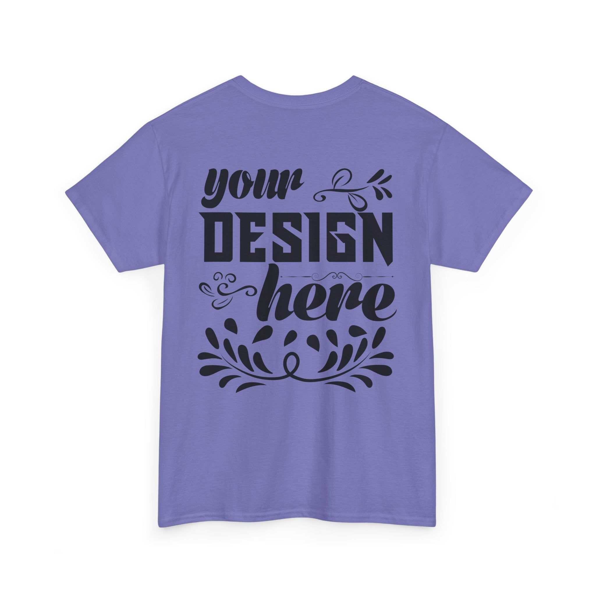 Customizable Gildan 5000 Unisex Heavy Cotton T-Shirt Classic Fit