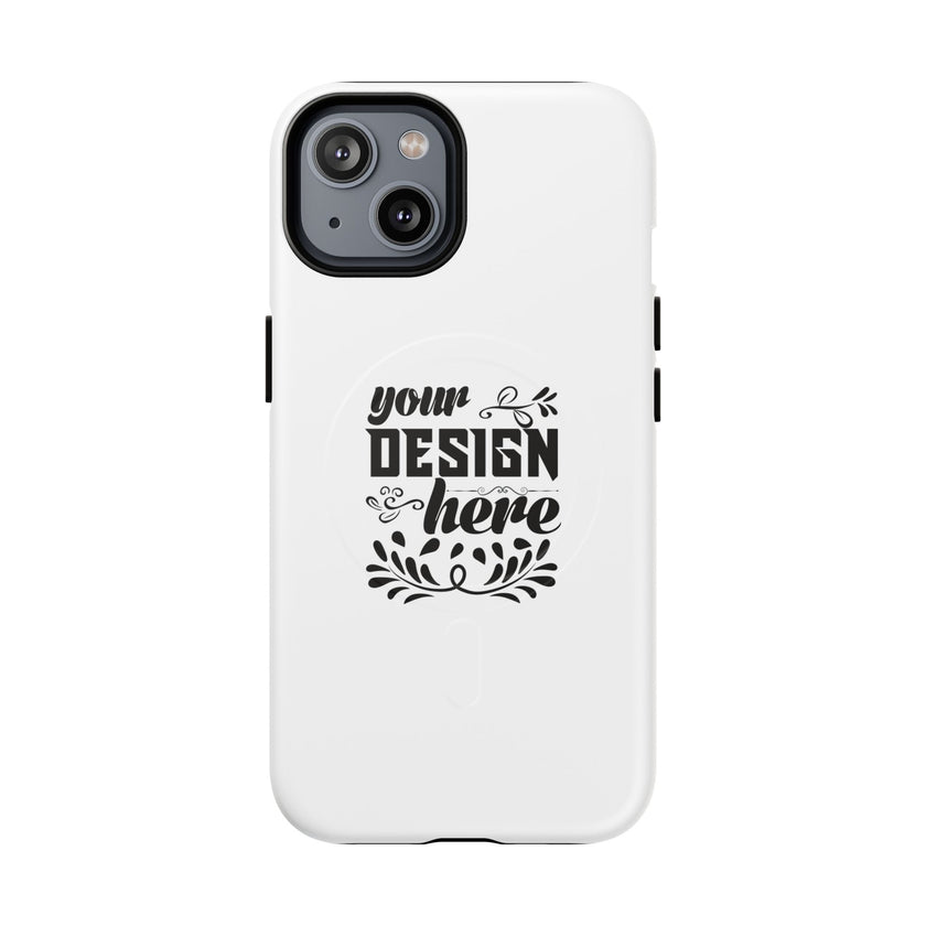 Customizable Tough Magnetic Phone Case Dual Layer Polycarbonate TPU Liner