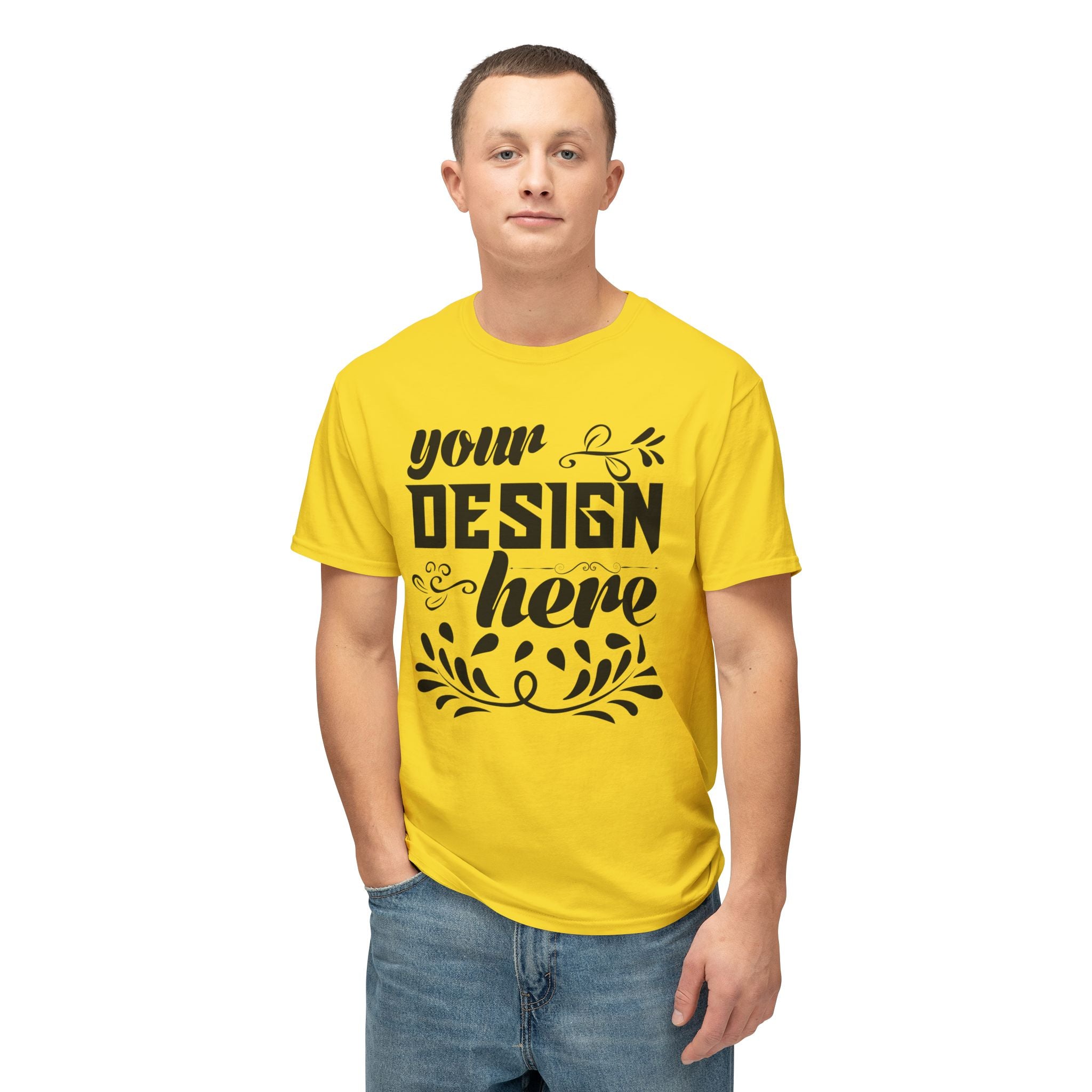 Customizable Fruit Of The Loom 3930R Unisex HD Cotton T-Shirt