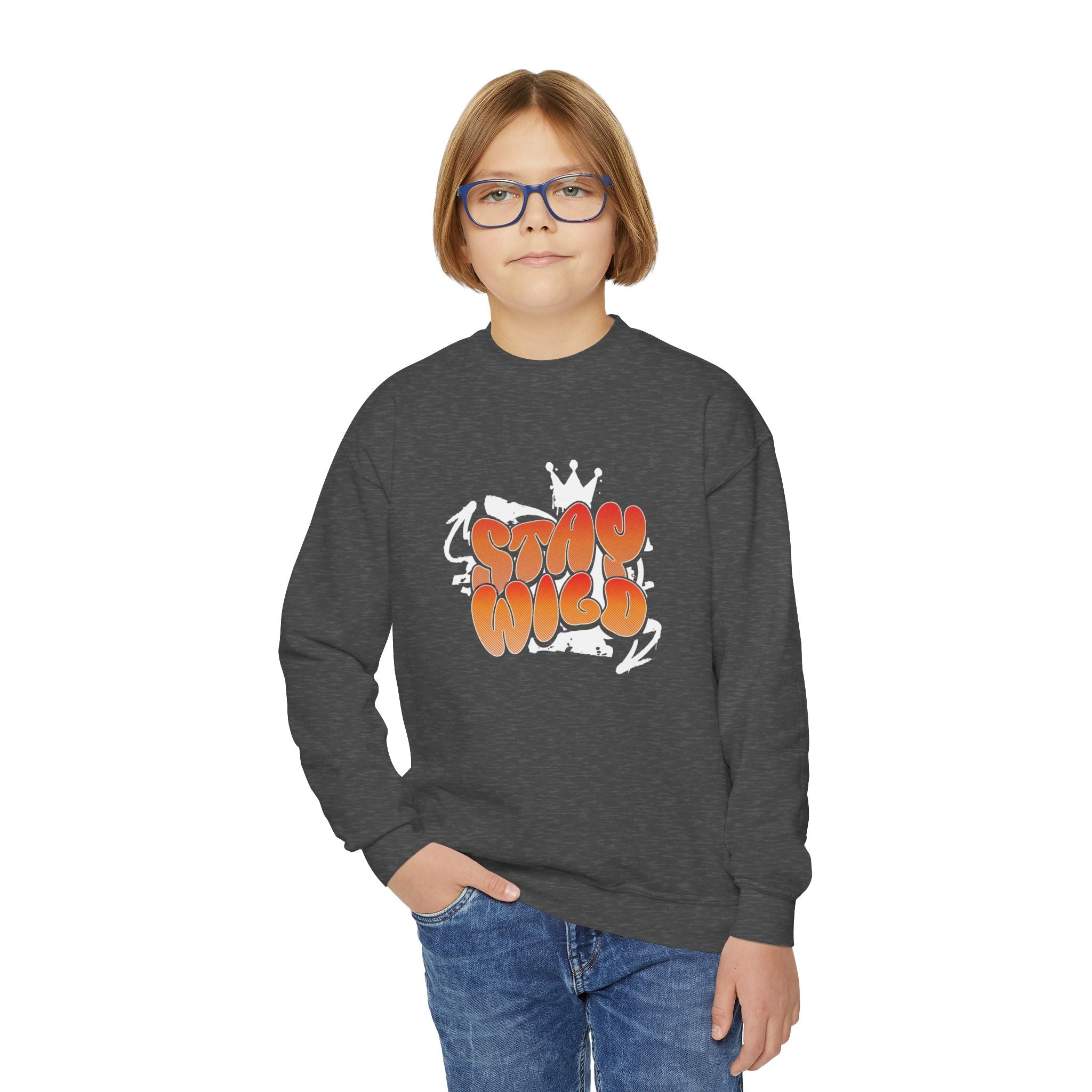 Gildan 18000B Unisex Youth Crewneck Sweatshirt | 