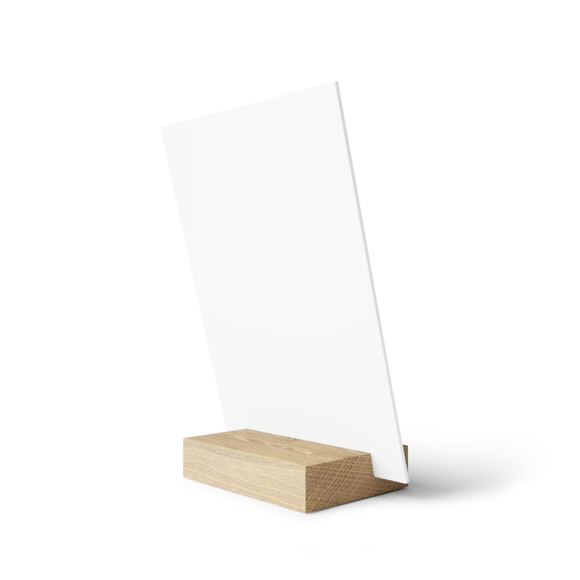 Customizable Gallery Board with Wooden Stand 1.8mm Giclée Print