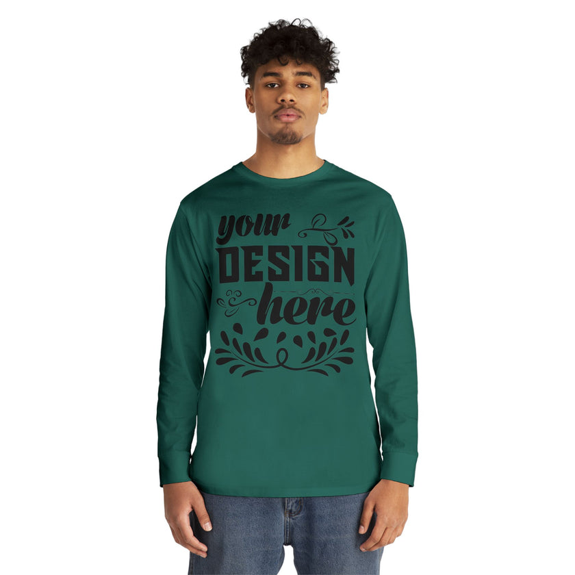 Customizable Lane Seven LS15009 Unisex Long Sleeve Crewneck Tee