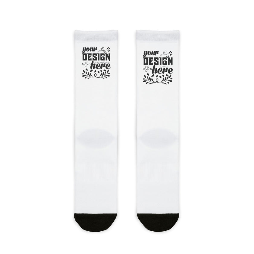 Customizable Crew Socks Polyester Nylon Acrylic Spandex One Size