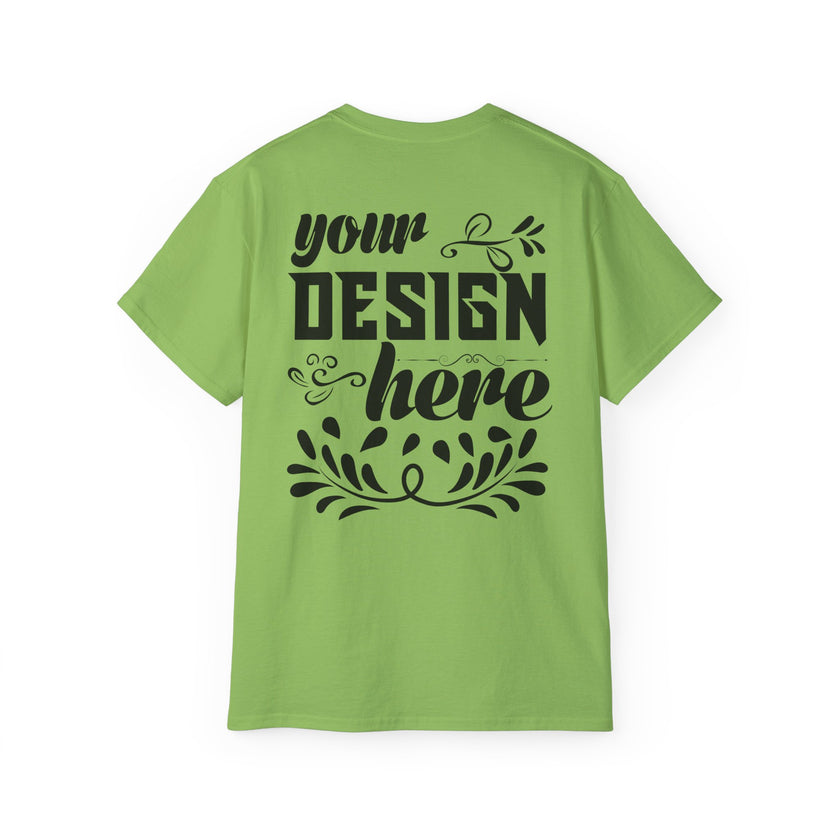 Customizable Gildan 2000 Unisex Ultra Cotton Crew Neck T-Shirt