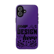 Customizable Tough Dual Layer Phone Case Polycarbonate TPU Liner Protective