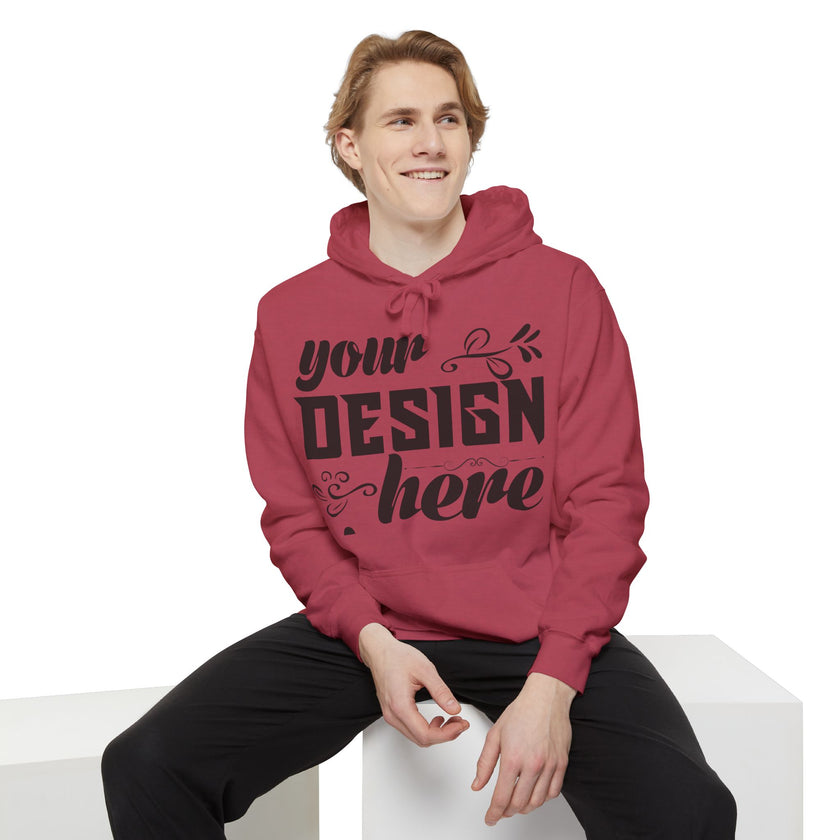 Customizable Comfort Colors 1567 Unisex Garment Dyed Fleece Hoodie