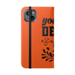 Customizable Flip Folio Phone Case With Card Slots Stand And Elastic Strap