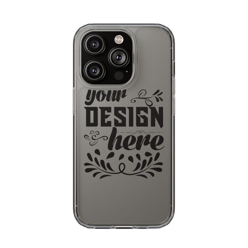 Customizable Clear Phone Case Slim Lightweight Scratch Resistant Protection