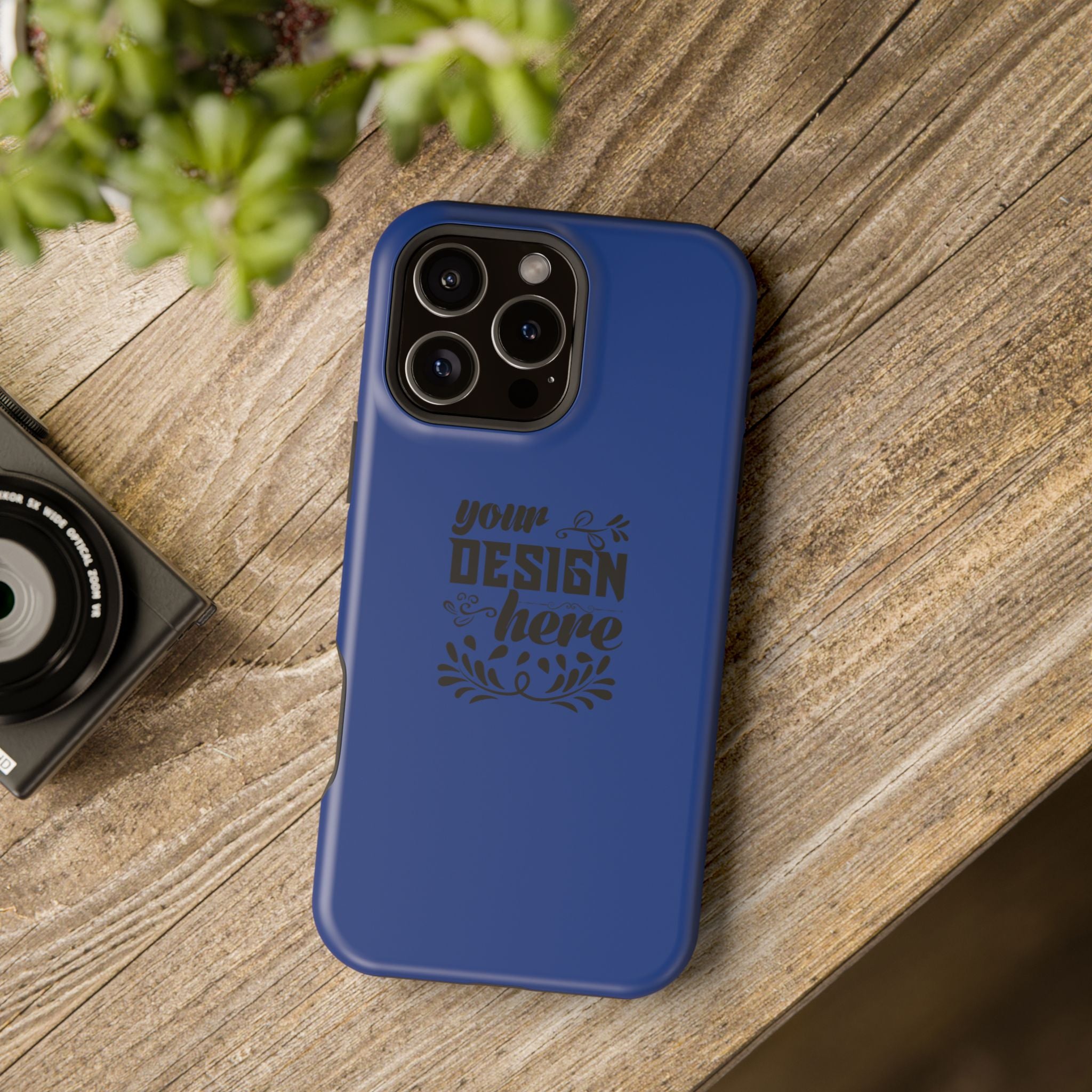 Customizable Magnetic Impact Resistant Phone Case Dual Layer Full Wrap