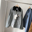 Nameria Mens Retro Workwear Zip Front Jacket