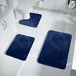 Nameria Memory Foam Bathroom Mat Set – Ultra Soft Non Slip Washable Rugs