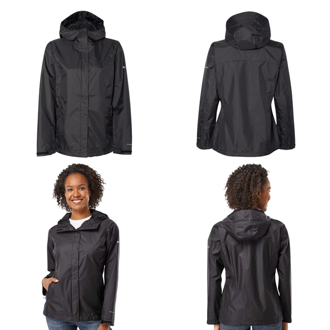 Customizable Columbia 212481 Womens Arcadia Waterproof Jacket