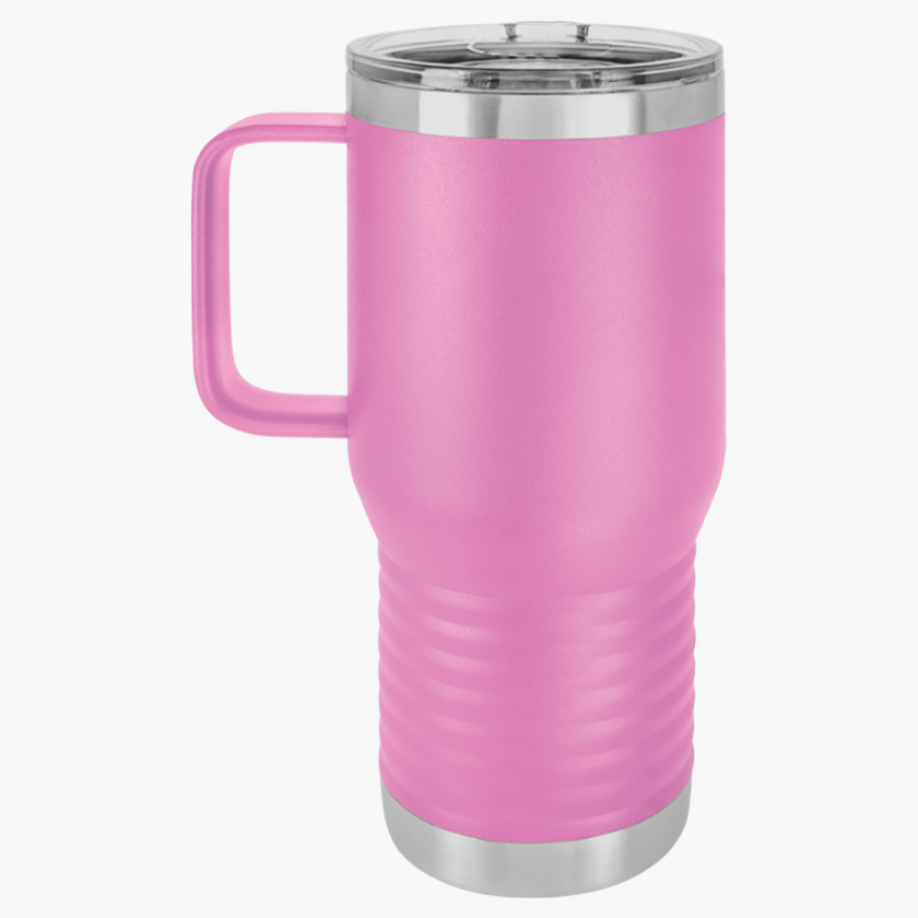 Customizable Polar Camel 20oz Stainless Steel Travel Mug with Handle