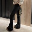Nameria Womens Wide Leg Lounge Sweatpants Bootcut