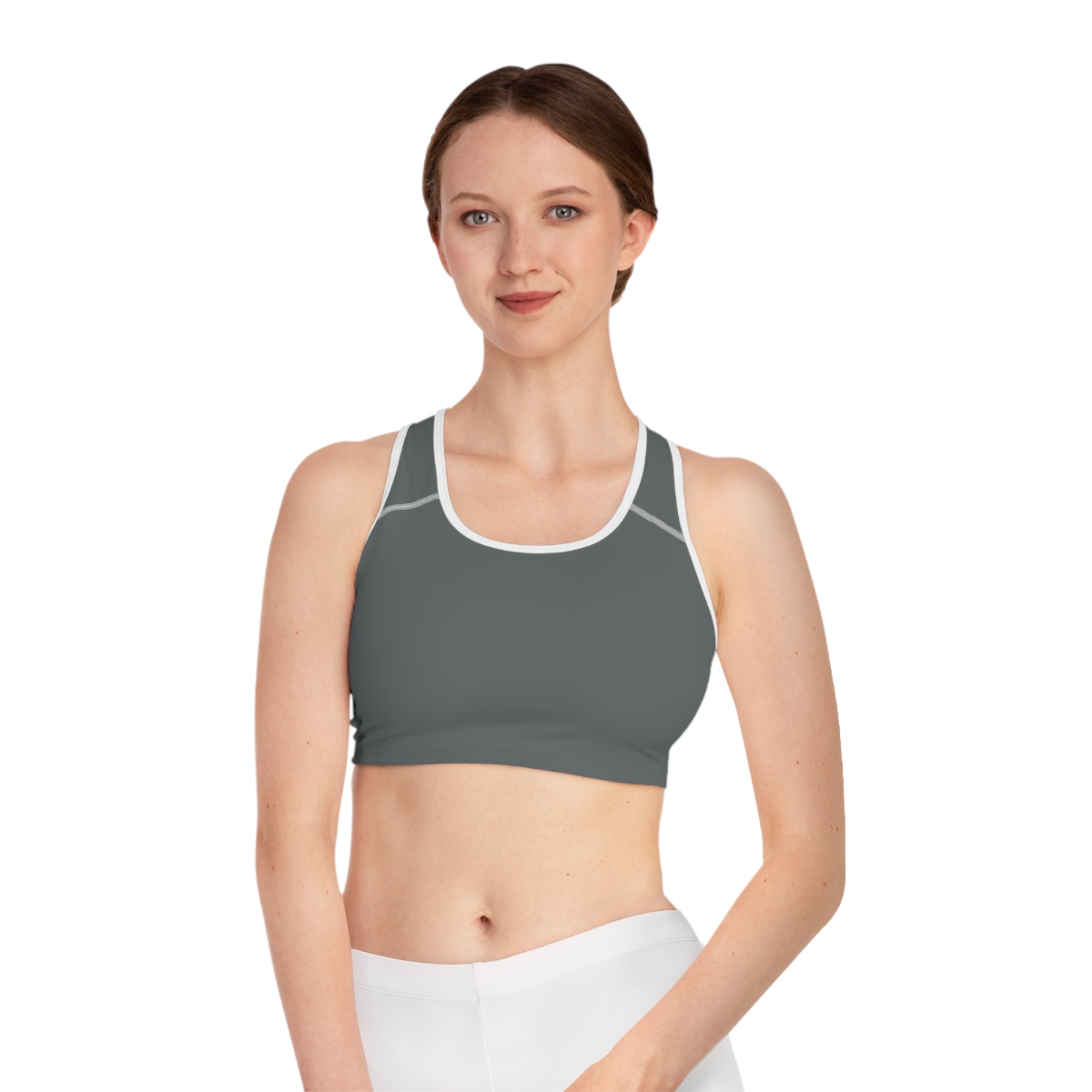 Customizable Generic Brand Sports Bra All Over Print Compression Fit