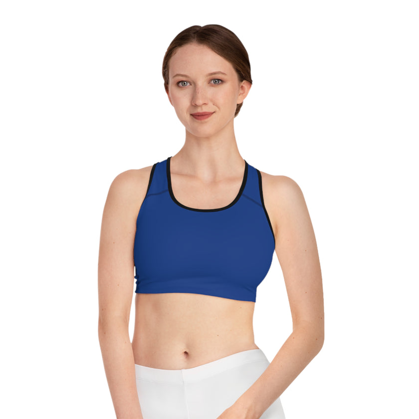 Customizable Generic Brand Sports Bra All Over Print Compression Fit