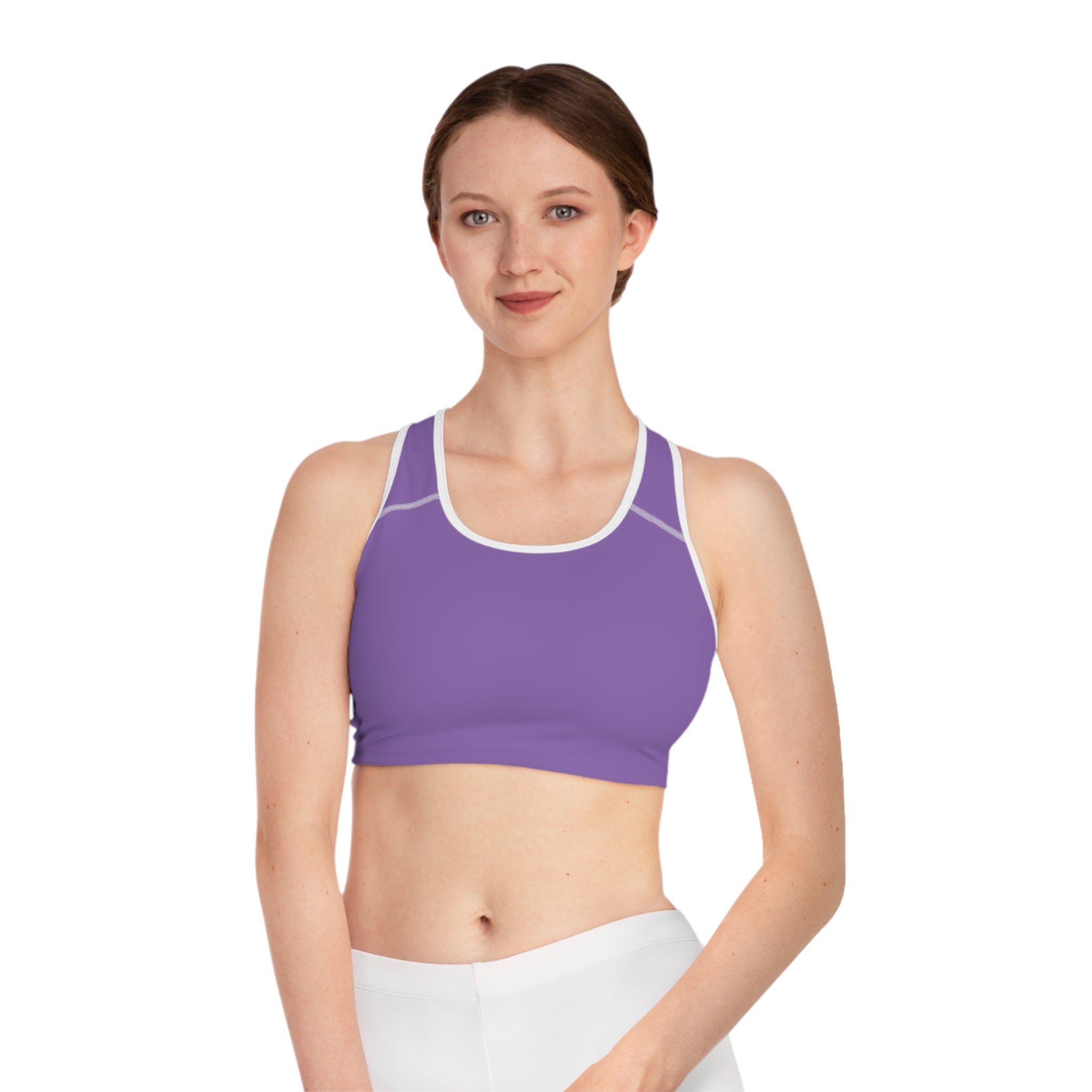Customizable Generic Brand Sports Bra All Over Print Compression Fit