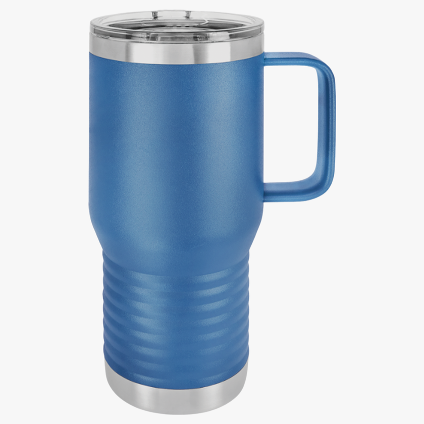 Customizable Polar Camel 20oz Stainless Steel Travel Mug with Handle
