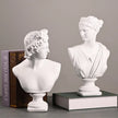Nameria Classical Greek Bust Sculpture – Apollo Artemis Resin Home Decor