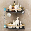Nameria Wall Mounted Bathroom Corner Shelf – No Drill Luxury Storage Rack