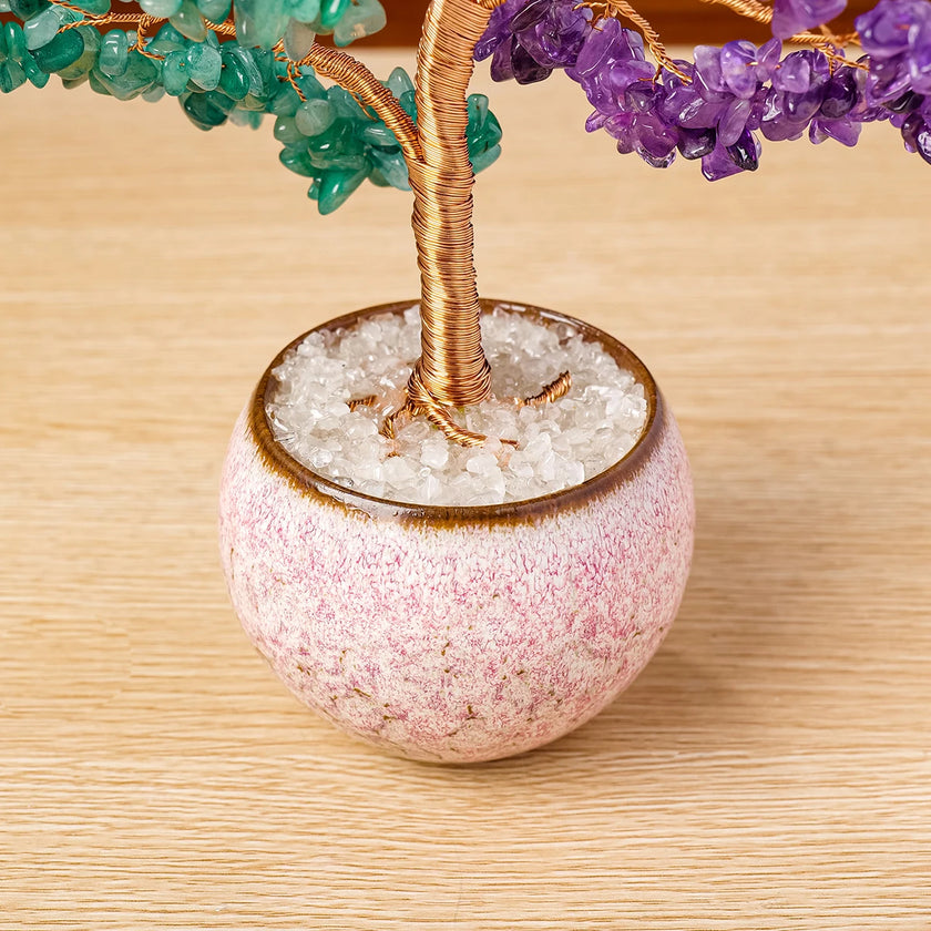 Natural Crystal Bonsai Tree for Home Decor Healing and Feng Shui