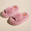 Women’s Plush Platform Indoor Slippers – Soft Furry Winter Comfort Shoes