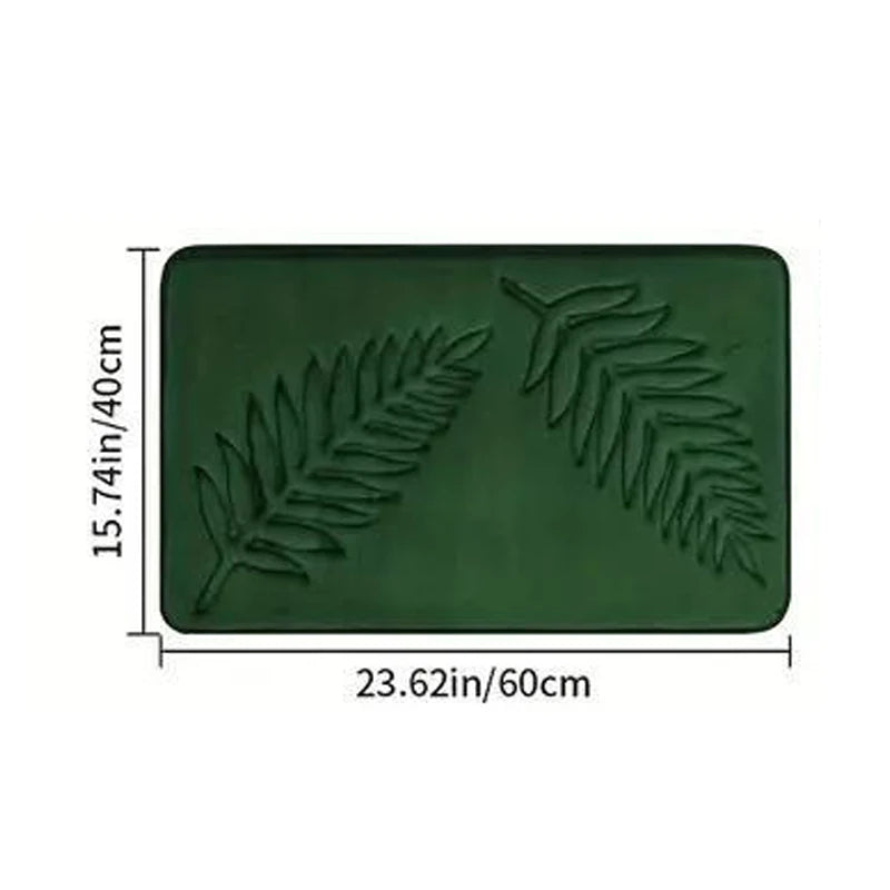 Nameria Memory Foam Bathroom Mat Set – Ultra Soft Non Slip Washable Rugs