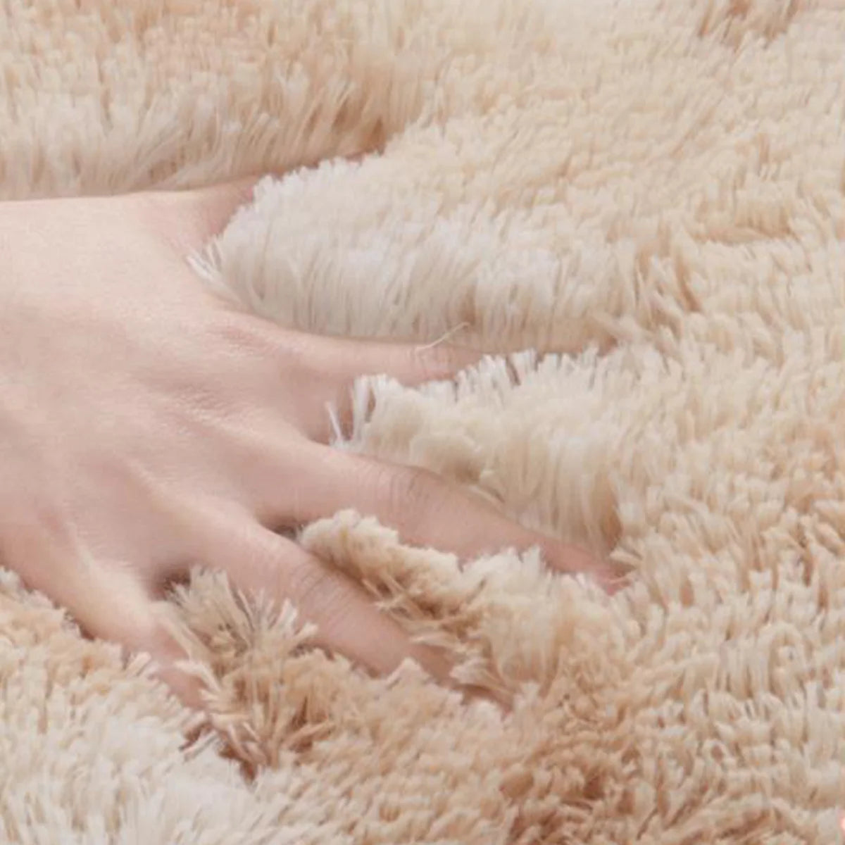 Nameria L-Shape Plush Bathroom Mat – Non Slip Absorbent Soft Floor Rug