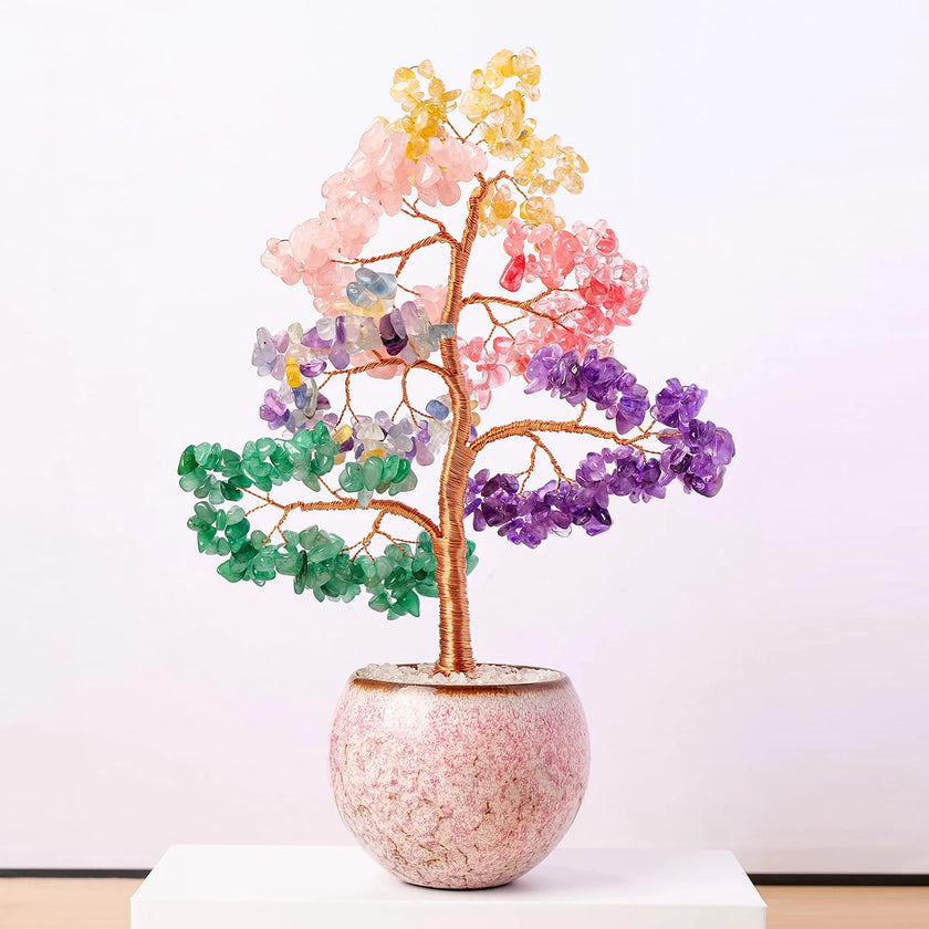 Natural Crystal Bonsai Tree for Home Decor Healing and Feng Shui