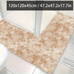 Nameria L-Shape Plush Bathroom Mat – Non Slip Absorbent Soft Floor Rug