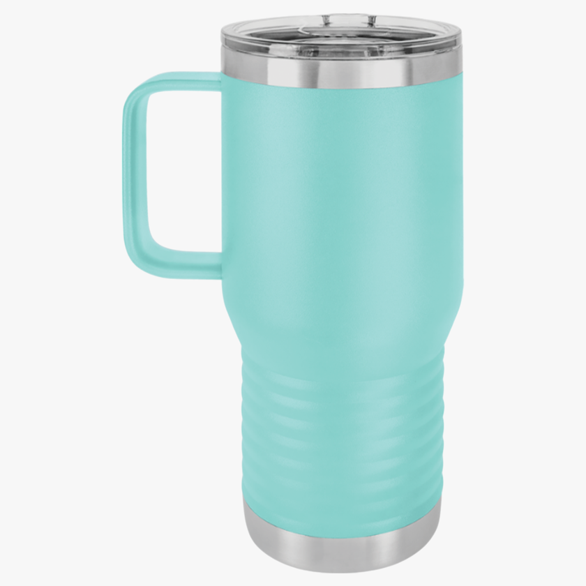 Customizable Polar Camel 20oz Stainless Steel Travel Mug with Handle