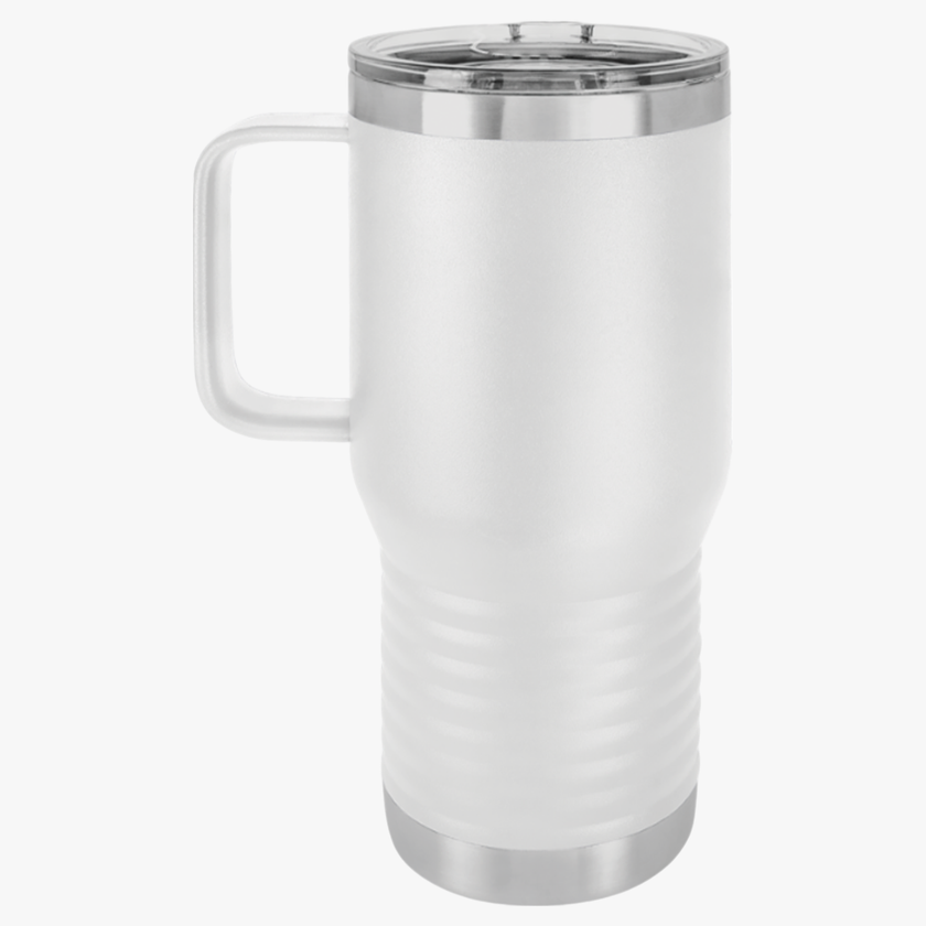 Customizable Polar Camel 20oz Stainless Steel Travel Mug with Handle