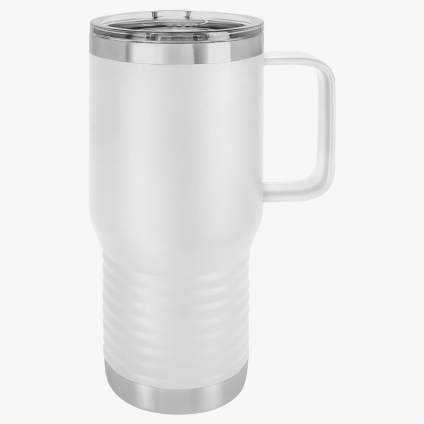 Customizable Polar Camel 20oz Stainless Steel Travel Mug with Handle