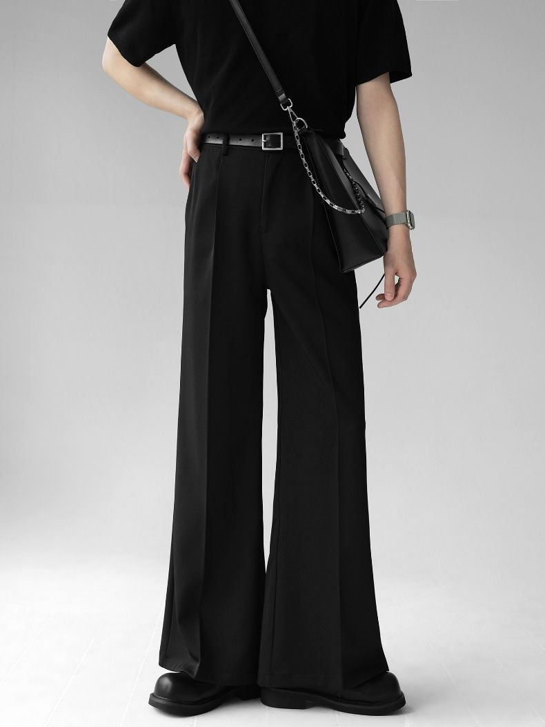 Nameria Suit Long Pants Micro-flare Mid-rise Full-length