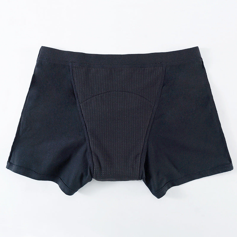 Nameria Women's High Waist Menstrual Boxer Briefs Leak Protection