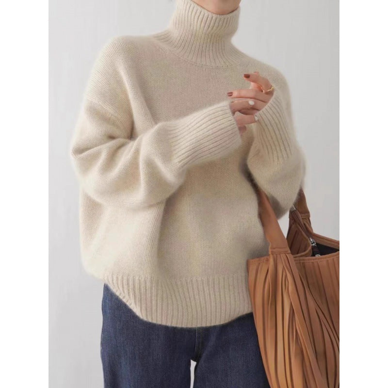 Nameria Cashmere Turtleneck Sweater Relaxed Fit