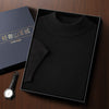 Nameria Mens Cashmere Blend Seamless Short Sleeve Knit Sweater