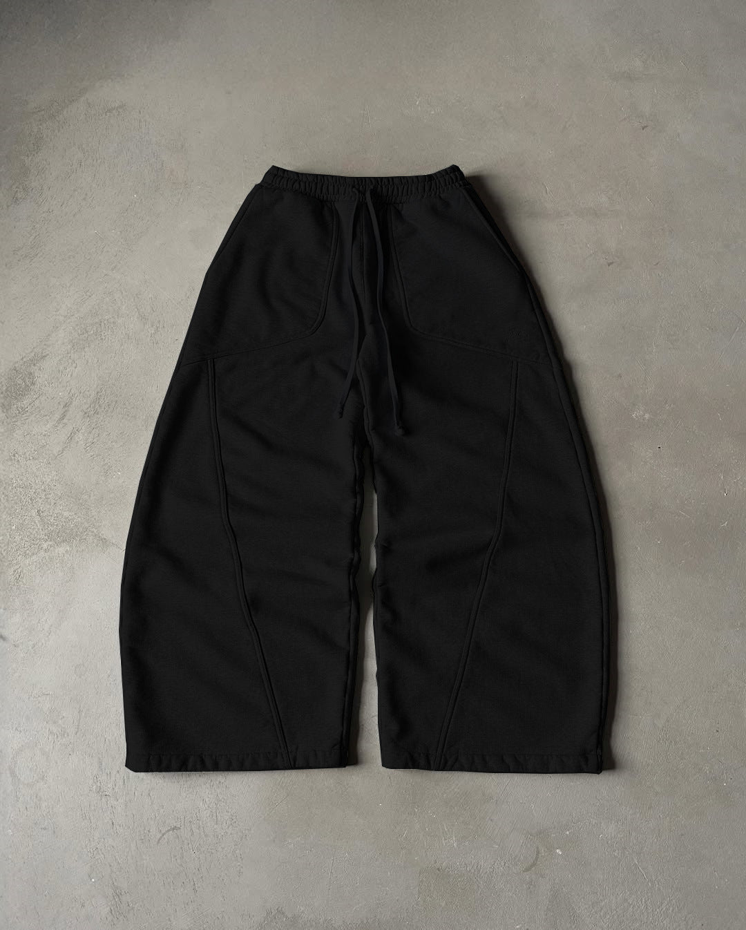 Nameria Unisex Wide Leg Sweatpants Mid Waist