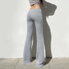 Nameria Womens Wide Leg Lounge Sweatpants Bootcut