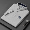 Nameria Loose Fit Embroidered Mercerized Cotton Blend Polo Shirt