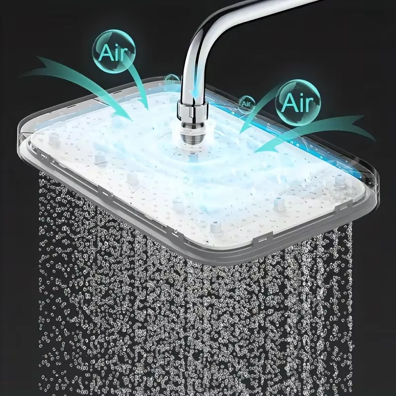Nameria 13 Inch Rectangular Rain Shower Head Pressurized Luxury Bathroom Design