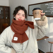 Nameria Textured Hand Hook Knit Scarf Acrylic Blend
