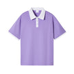 Nameria Unisex Color Block Polo Shirt 100% Combed Cotton Loose Fit